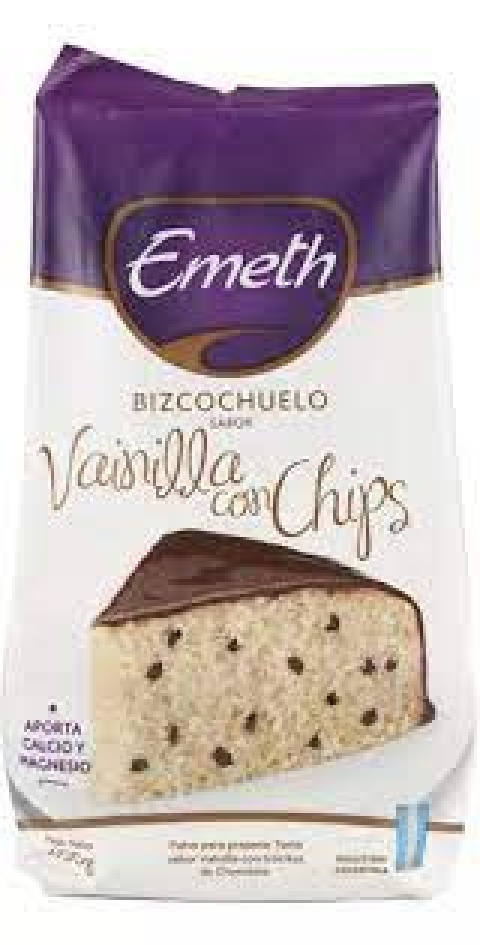 PREMEZCLA P/BIZC VAINILLA C/CHIP X 450 GR.