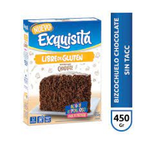 PREMEZCLA P/BIZC CHOCOLATE S/GLUTEN X 450 GR.