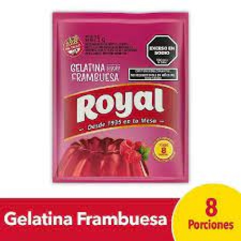 GELATINA FRAMBUESA 25.GR