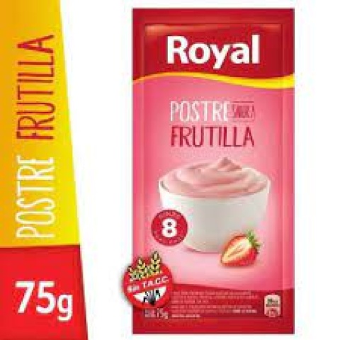POSTRE DE FRUTILLA X 75 GR.