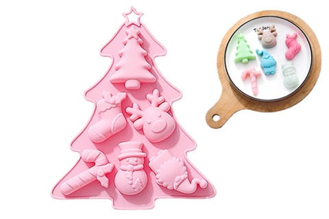 MOLDE SIL ARBOL NAV C/6 FIG
