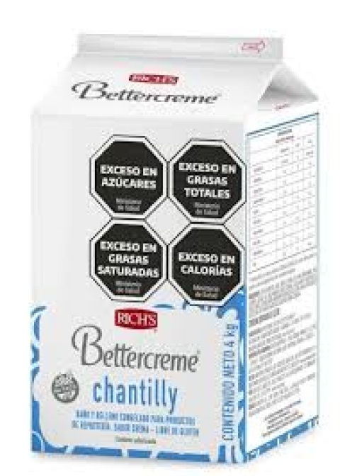 BETTERCREME CHANTILLY X 4KG