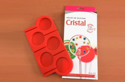 MOLDE SILICONA PALETA CRISTAL