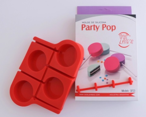 MOLDE SILICONA PARTY POP