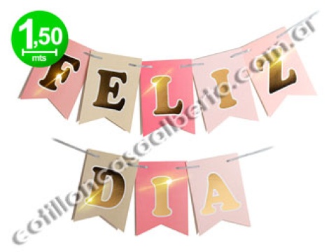 BANDERIN STAMPING F/DIA ROSA PT