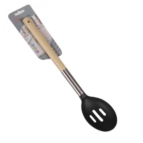 CUCHARA COCINA SIL RANURADA M/MADERA