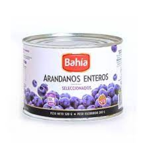 ARANDANOS ENTEROS EN ALMIBAR FRACC