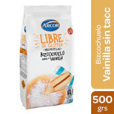PREMEZCLA P/BIZC VAINILLA S/GLUTEN 500G