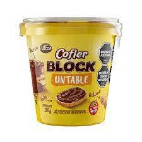 PASTA UNTABLE COFLER BLOCK X 290 GR.