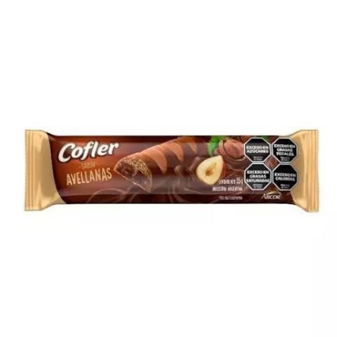 CHOCOLATE COFLER RELLENO AVELLANAS 35GRS