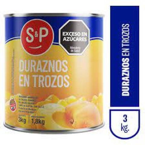 DURAZNO EN MITADES X 3KG