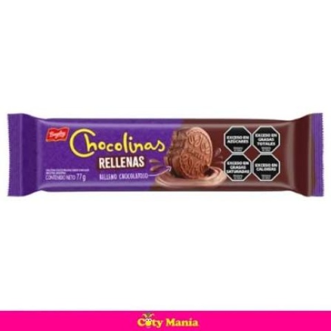 CHOCOLINAS RELL.CHOCOLATE 77GRS
