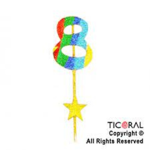 PINCHE G/E NUMERO GDE C/GIBRE MULTICOLOR C/U