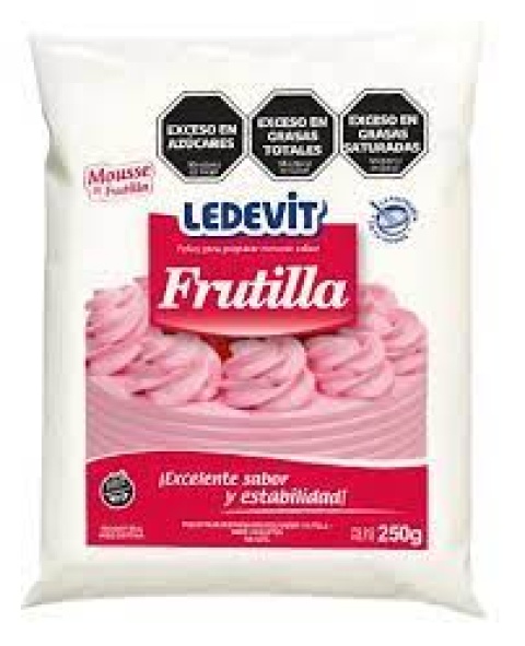 POLVO P/MOUSSE DE FRUTILLA 250G