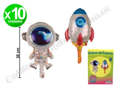 GLOBO METAL 36CM ESPACIO