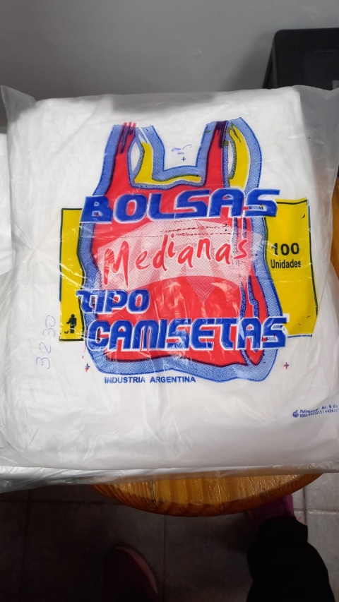 BOLSA CAMISETA AD MED INTER X 100 F/COLOR
