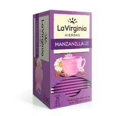 TE MANZANILLA CN ANIS CAJA X 25 SAQUITOS