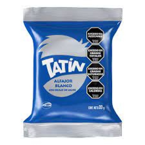 ALFAJOR TATIN BCO/NEG 33GR.