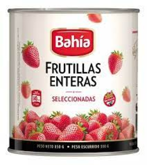 FRUTILLAS ENTERAS SELECCIONADAS X 850 GRS