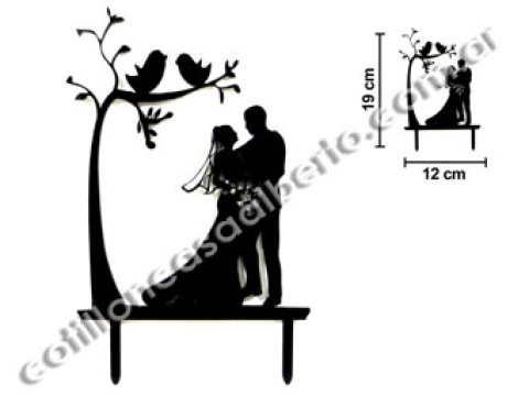 PINCHE FIBRO SILUETA NOVIOS VS