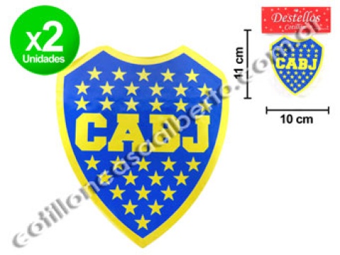 ADORNO ESCUDO GRANDE BOCA X UNI.