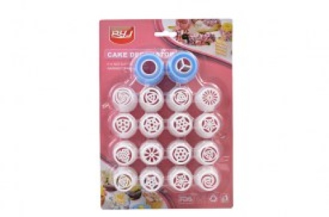 SET PICOS X 18 RUSOS PLASTICOS+2 ACOPLES