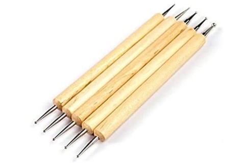 SET MINI BOLILLOS PUNZON X 5 MADERA