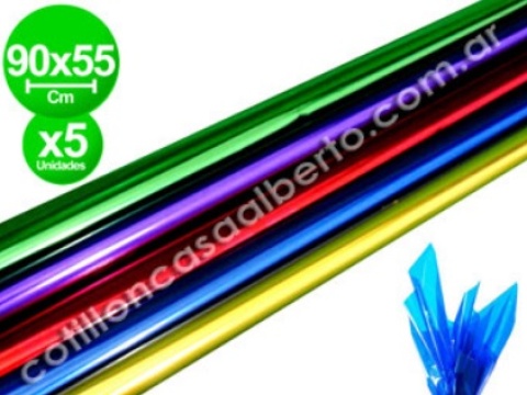 CELOFAN 55X90 COLOR CRISTAL