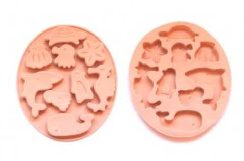 MOLDE SIL ANIMALES MARINOS 9C