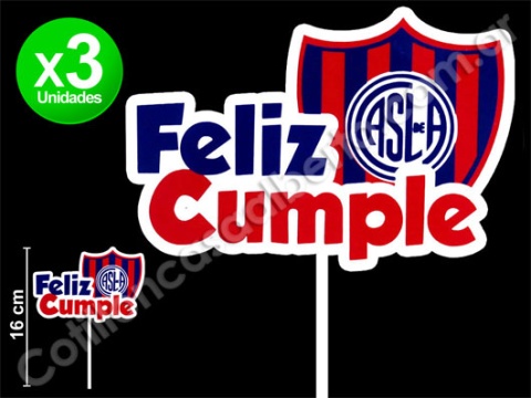 PINCHE POLIFAN F/CUMPLE ESCUDO SAN LORENZO