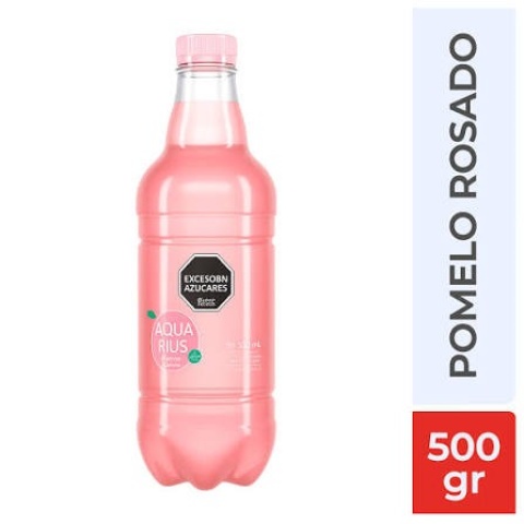 AQUARIUS POMELO ROS. 500CC PET