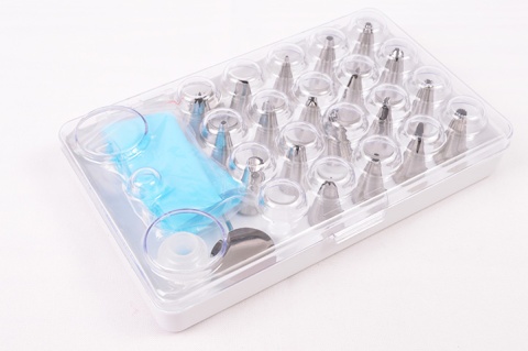SET PICOS X 20 ACERO+MANGA+ACOPLE+CLAVO+CAJA
