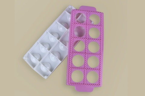 PLANCHA DESM PLAST P/10 RAVIOLES REDONDOS