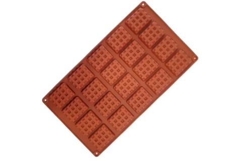 MOLDE SIL MINI WAFLES CUADRADOS 20C