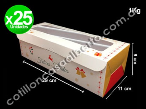 CAJA NAVIDAD BUDIN 1KG