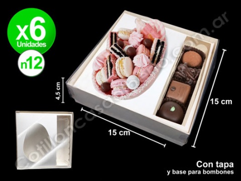 CAJA MEDIO HUEVO RELL Nº12 BASE P/BOMBON