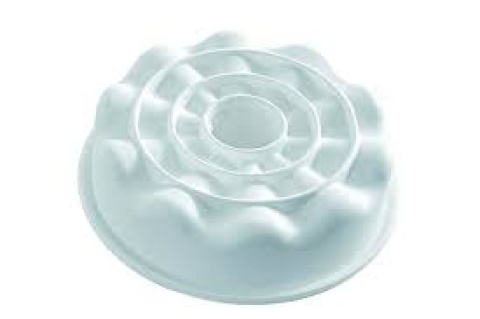 MOLDE SIL SAVARIN C/TUBO FONDO ONDAS