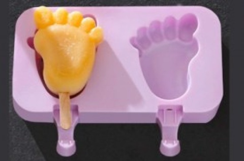 MOLDE SIL HELADO PIECITOS X 2