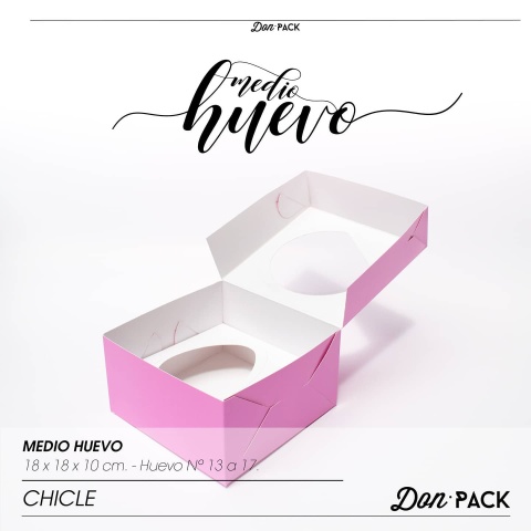 CAJA PARA MEDIO HUEVO DE PASCUA (15-18)