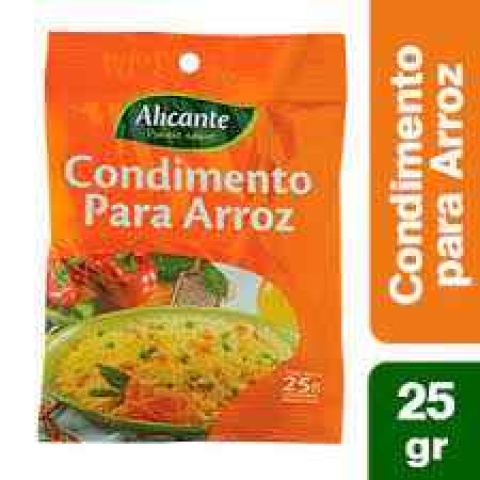 CONDIMENTO P/ARROZ SIN TAC 25G