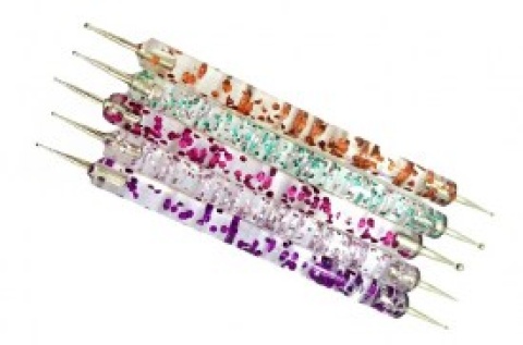 SET MINI BOLILLOS PUNZON X 5 GLITTER