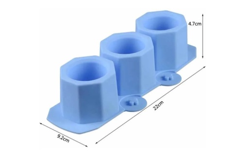 MOLDE SIL MACETA HOCTOGONAL 1C
