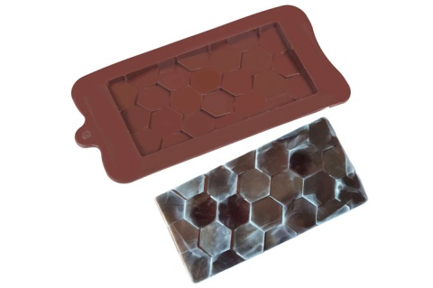 MOLDE SIL TABLETA HEXAGONOS