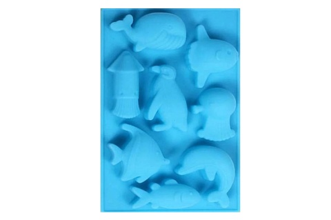 MOLDE SIL FIGURAS MARINAS 8C