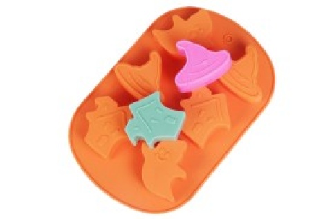 MOLDE SIL HALLOWEEN FANTASMA SOMBRERO 6C