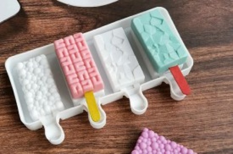 MOLDE SIL HELADO MINI DECORADO 4C