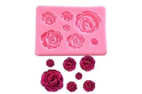 MOLDE SIL ROSAS 7C