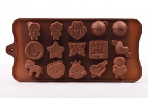 MOLDE SIL ANIMALITOS INFANTILES 15C