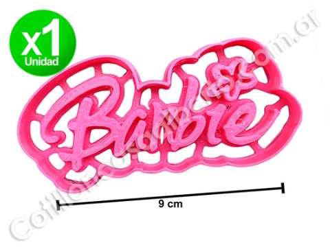 CORTANTE 3D LOGO MUñECA ROSA