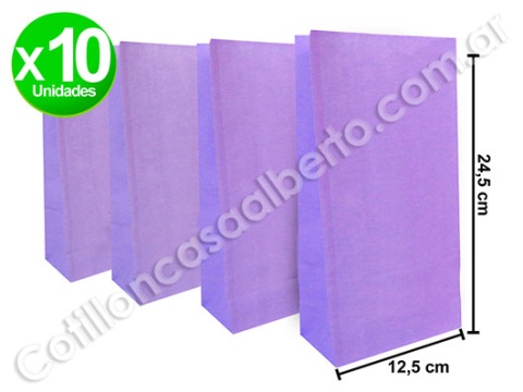 BOLSA C/FUELLE BLANCO X 10